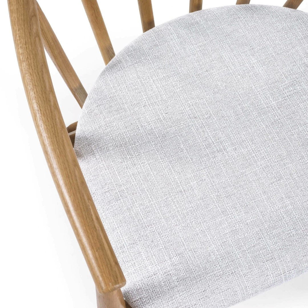 Rory Oak Curved Back Dining Chair
