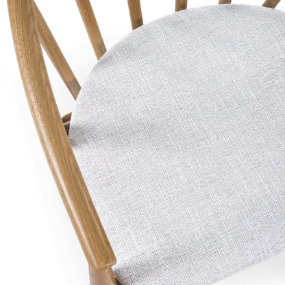 Rory Oak Curved Back Dining Chair