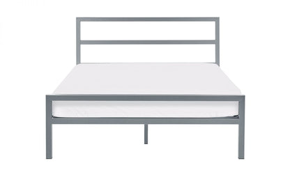 Julian Bowen Soto 4ft6 Double Silver Metal Bed Frame