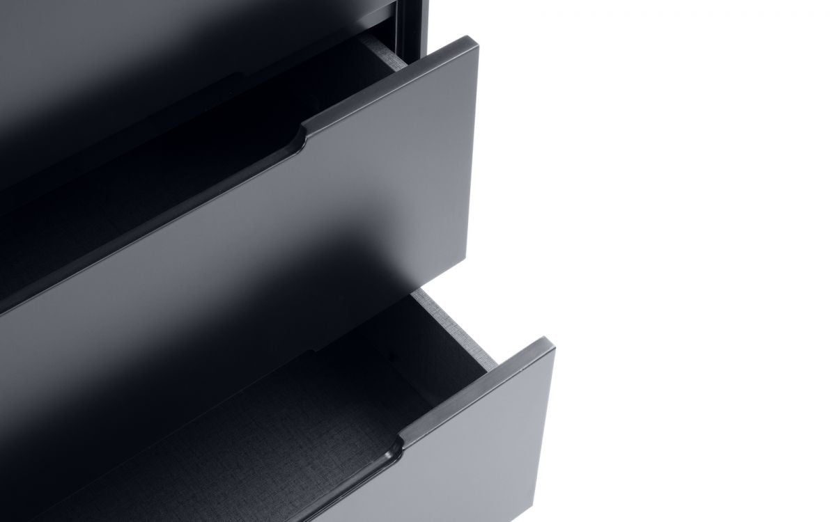 Julian Bowen Alicia Anthracite 3 Drawer Chest