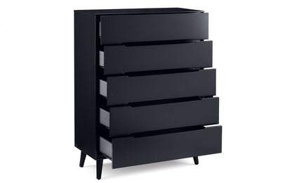Julian Bowen Alicia Anthracite 5 Drawer Chest