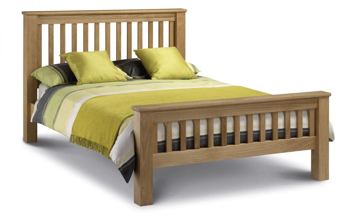 Julian Bowen Amsterdam 6ft Super King Size Solid Oak Bed Frame