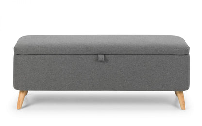 Julian Bowen Astrid Grey Fabric Blanket Box