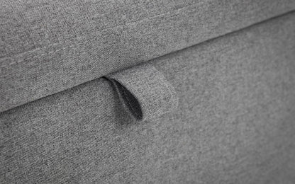 Julian Bowen Astrid Grey Fabric Blanket Box