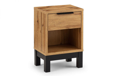 Julian Bowen Bali Oak 1 Drawer Bedside