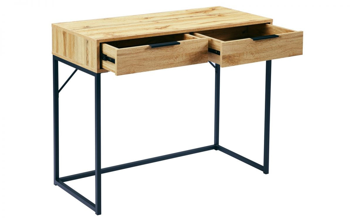 Julian Bowen Bali Oak 2 Drawer Dressing Table