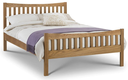 Julian Bowen Bergamo 5ft Kingsize Oak Bed