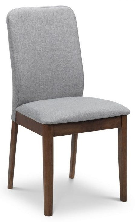 Julian Bowen Berkeley Grey Linen Dining Chair