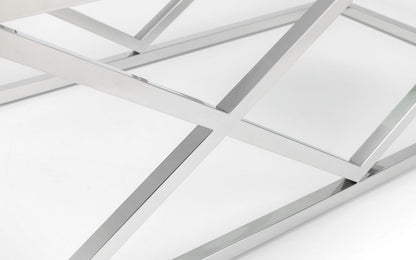 Julian Bowen Biarritz Clear Glass Coffee Table