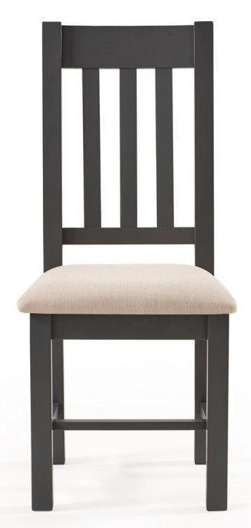Julian Bowen Bordeaux Dark Grey Fabric Dining Chair