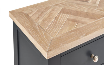 Julian Bowen Bordeaux Dark Grey Wooden Sideboard