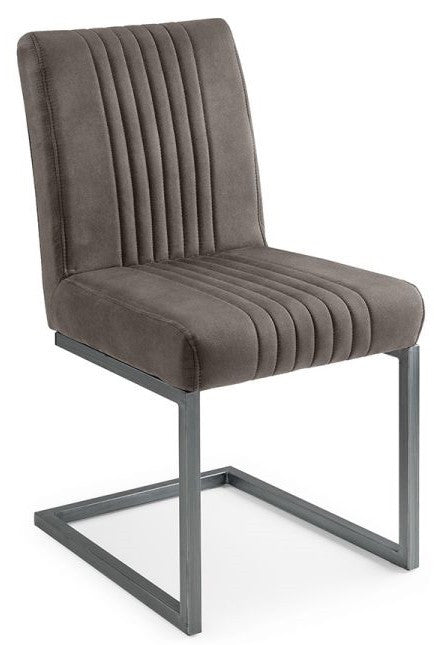 Julian Bowen Brooklyn Charcoal Grey Dining Chair