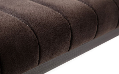 Julian Bowen Brooklyn Charcoal Upholstered Bench