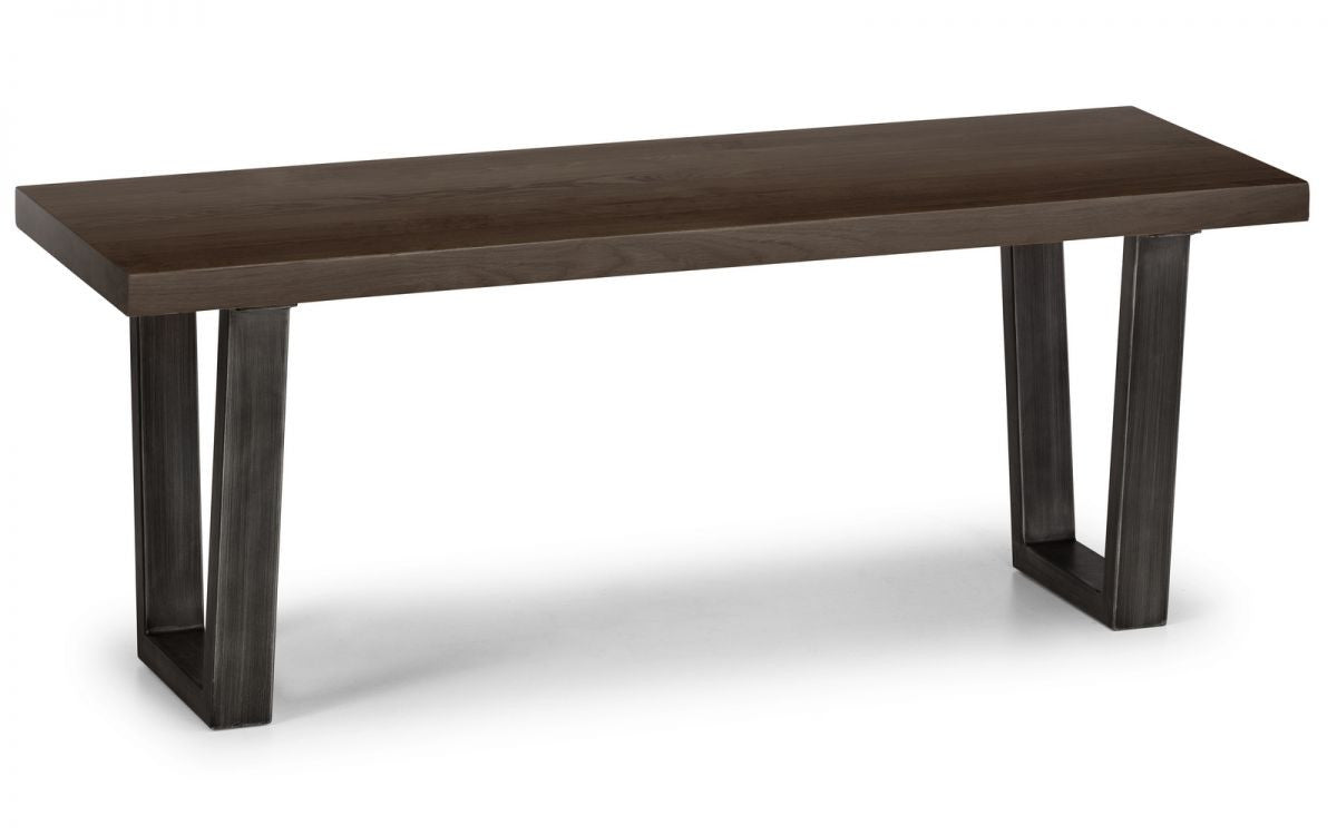 Julian Bowen Brooklyn Dark Oak Dining Bench