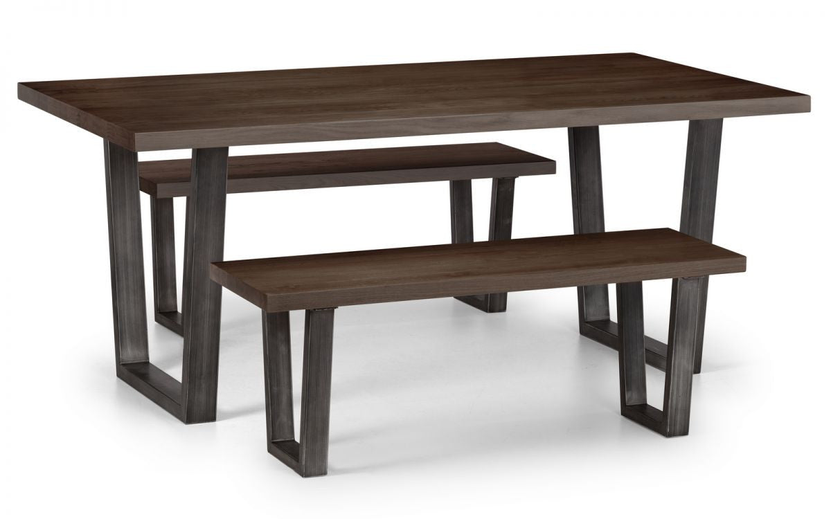 Julian Bowen Brooklyn Dark Oak Dining Bench