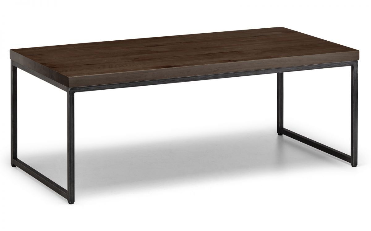 Julian Bowen Brooklyn Dark Oak Nesting Coffee Tables