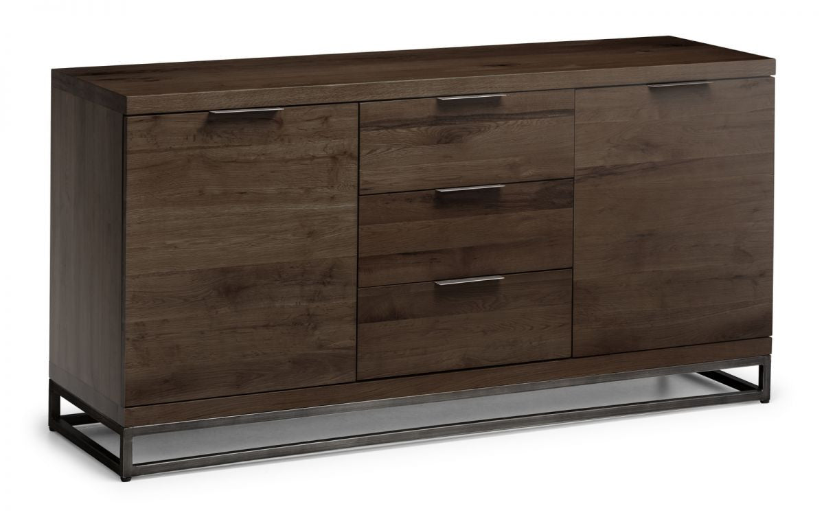 Julian Bowen Brooklyn  Dark Oak Sideboard