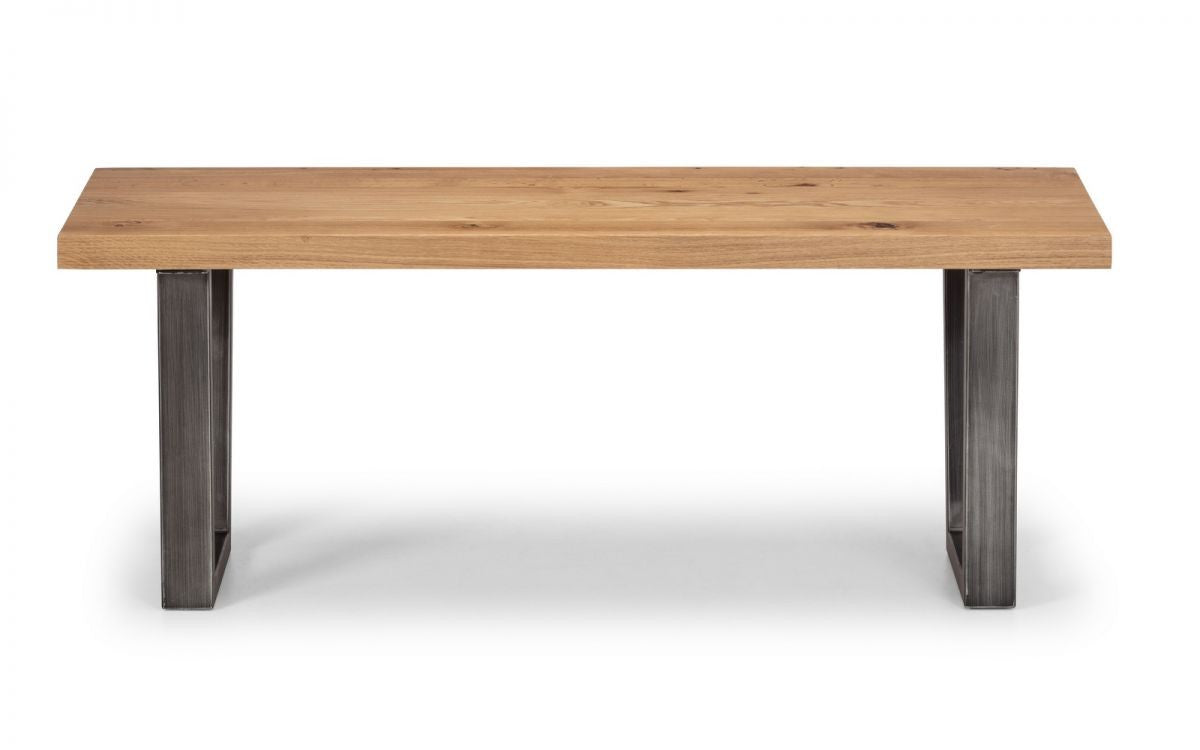 Julian Bowen Brooklyn Solid Oak Dining Bench