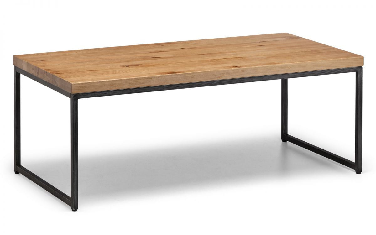 Julian Bowen Brooklyn Solid Oak Nesting Coffee Tables