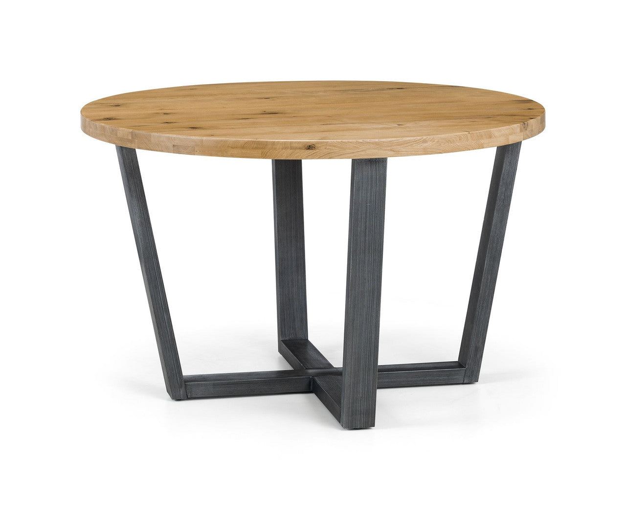 Julian Bowen Brooklyn Solid Oak Round Dining Table