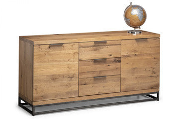 Julian Bowen Brooklyn Solid Oak Sideboard