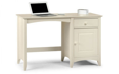 Julian Bowen Cameo Stone White Finish Desk