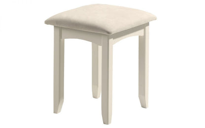 Julian Bowen Cameo White Dressing Stool