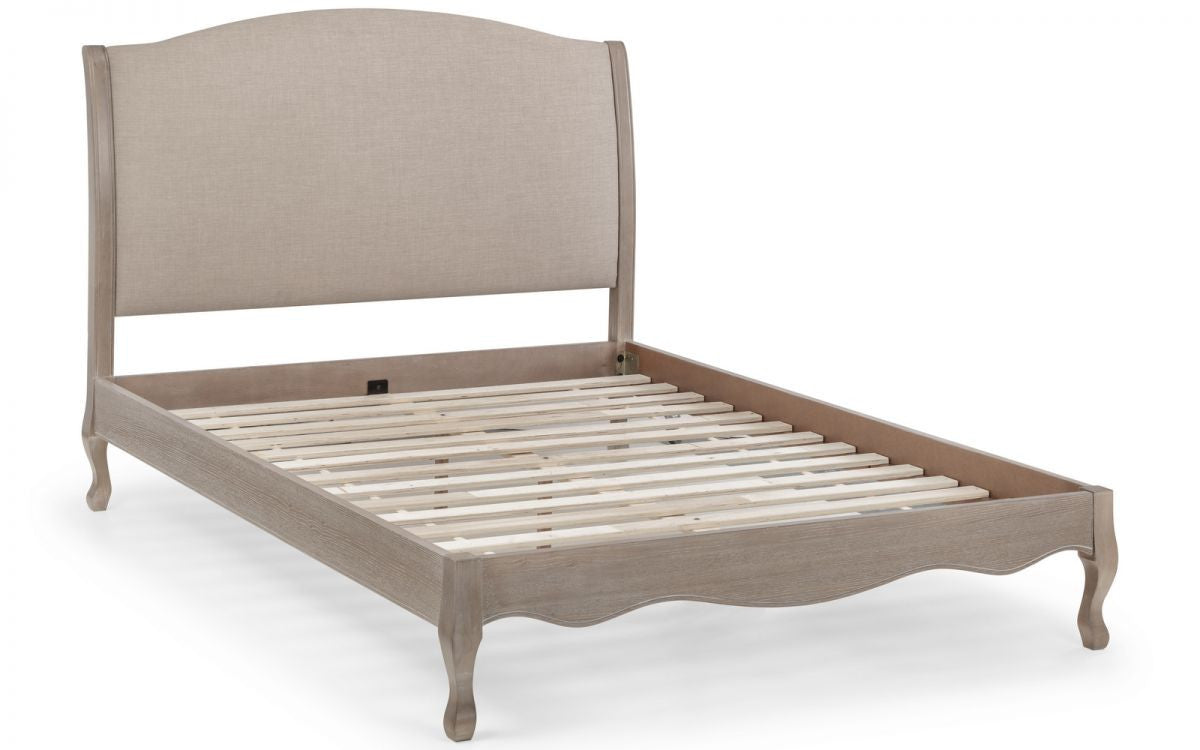 Julian Bowen Camille 5ft Kingsize Oatmeal Fabric Bed Frame
