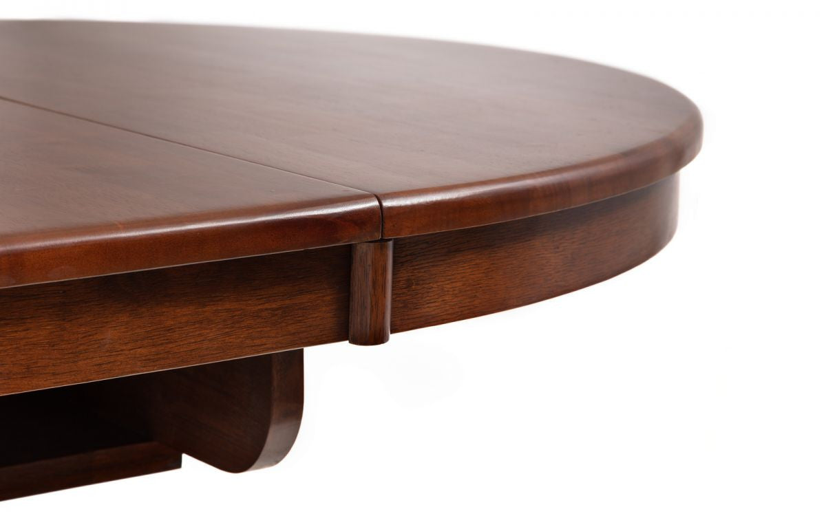 Julian Bowen Canterbury Mahogany Oval Extending Dining Table