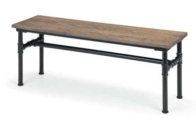 Julian Bowen Carnegie Mocha Wooden Bench