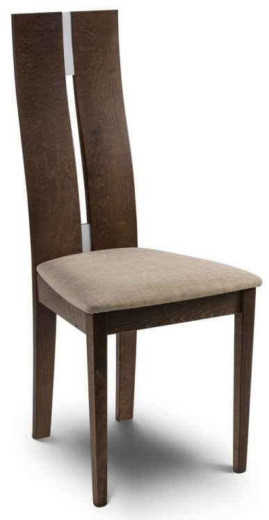 2 x Julian Bowen Cayman Wooden Dining Chairs