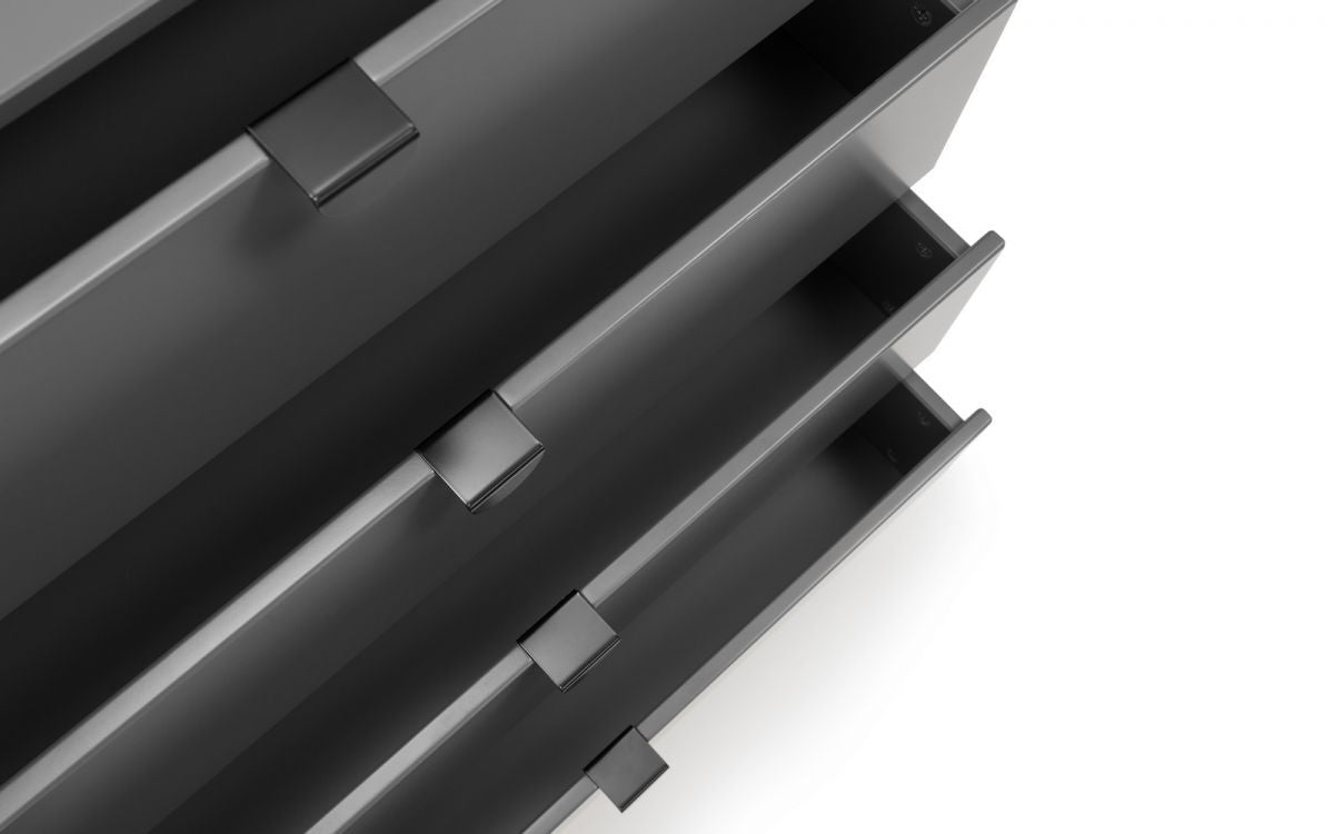 Julian Bowen Chloe Grey 4 Drawer Chest