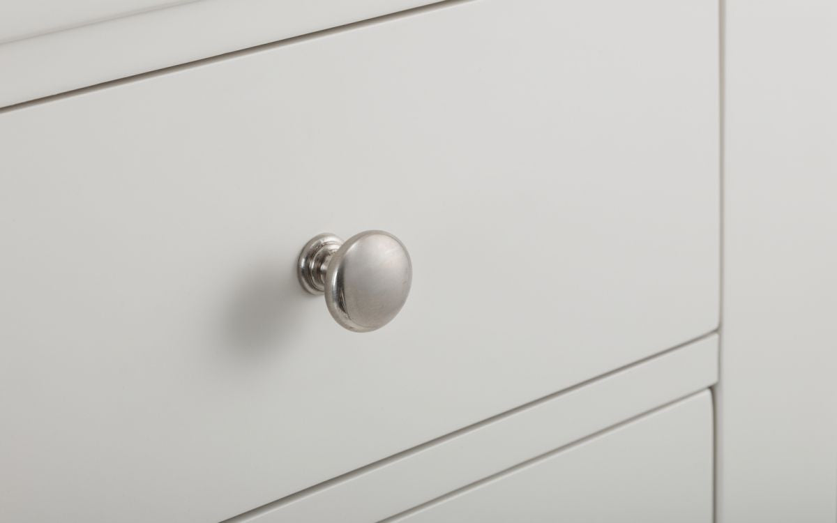 Julian Bowen Clermont White Wooden 2 Drawer Bedside Cabinet