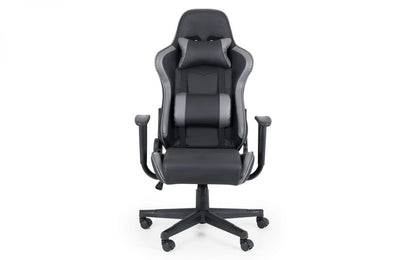 Julian Bowen Comet Grey Faux Leather Gaming Chair