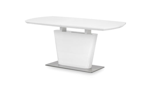 Julian Bowen Como 160-200Cm White High Gloss Ext. Dining Table
