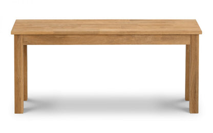 Julian Bowen Coxmoor Solid Oak Bench