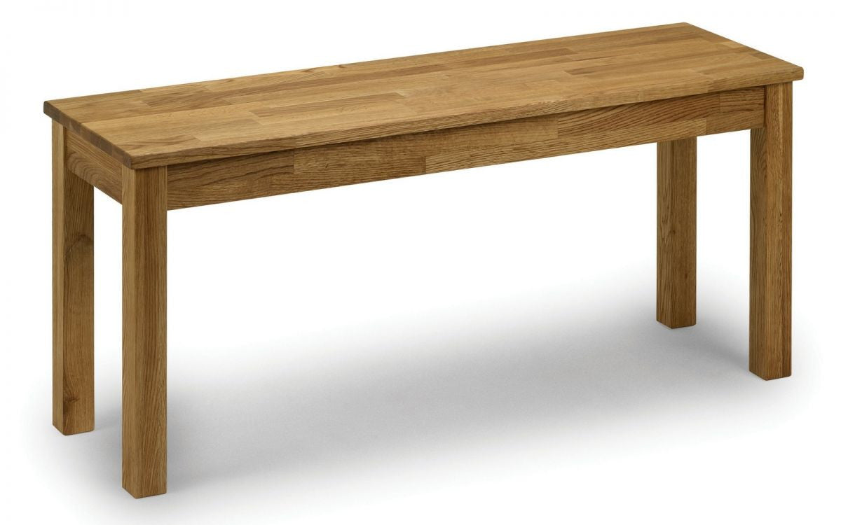 Julian Bowen Coxmoor Solid Oak Bench