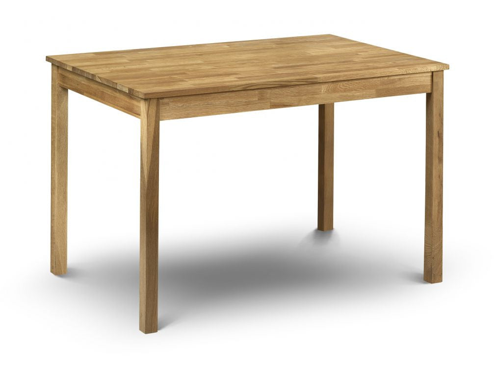 Julian Bowen Coxmoor Rectangular Solid Oak Dining Table