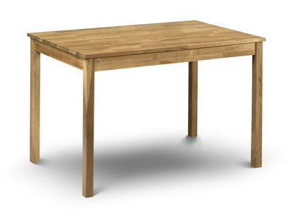 Julian Bowen Coxmoor Rectangular Solid Oak Dining Table