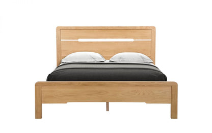 Julian Bowen Curve Solid Oak 5ft Kingsize Bed Frame