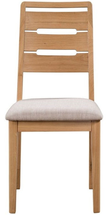 Julian Bowen Curve Solid Oak Dining Chair