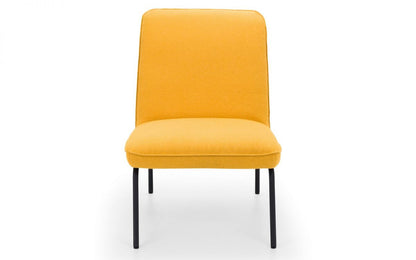 Julian Bowen Dali Mustard Fabric Chair
