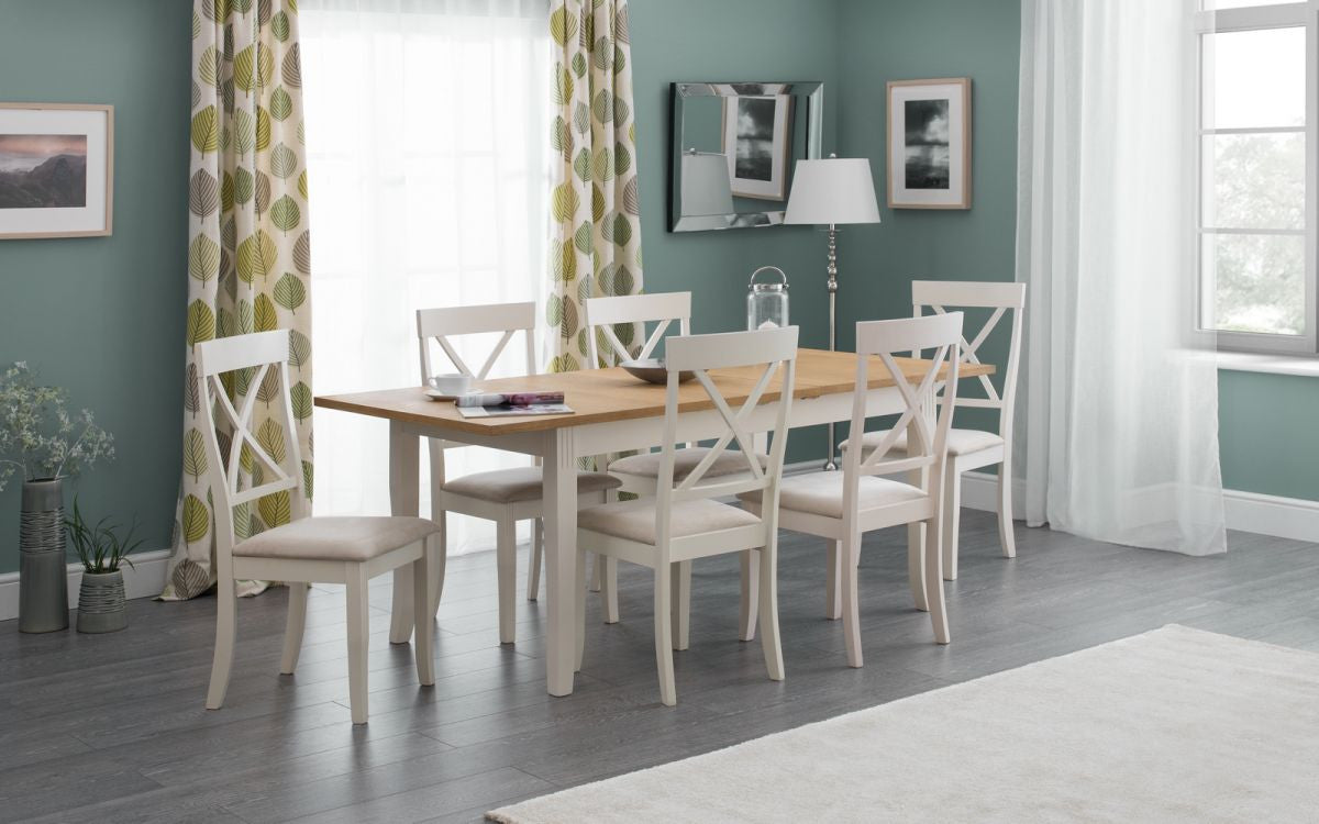 Davenport Two Tone 150cm Extending Dining Table