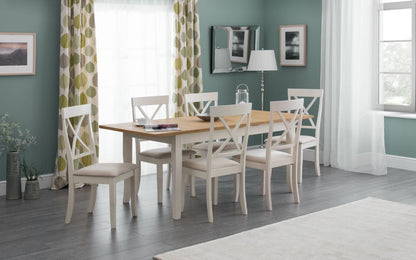 Davenport Two Tone 150cm Extending Dining Table