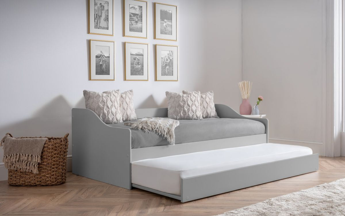 Julian Bowen Elba Dove Grey Wooden Daybed