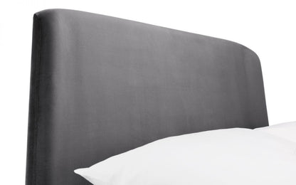 Julian Bowen Frida 4ft6 Double Grey Velvet Bed