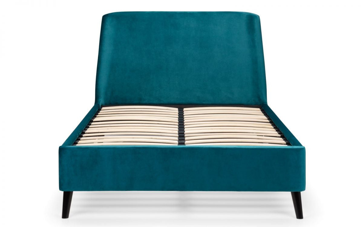 Julian Bowen Frida 4ft6 Double Teal Velvet Bed