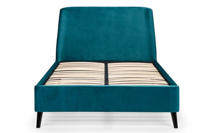 Julian Bowen Frida 4ft6 Double Teal Velvet Bed