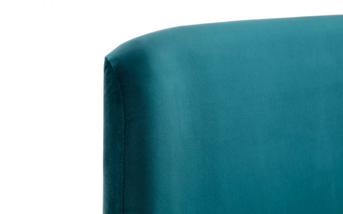 Julian Bowen Frida 4ft6 Double Teal Velvet Bed