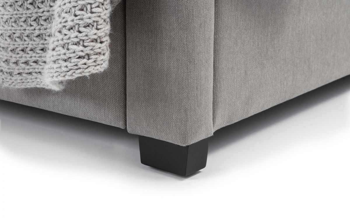 Julian Bowen Fullerton 5ft Kingsize Grey Fabric 4 Drawer Bed